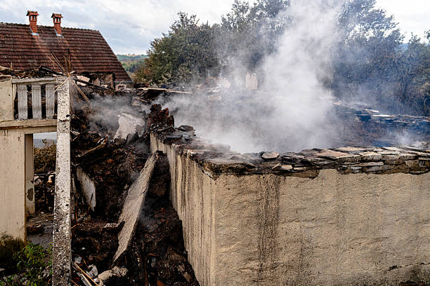 Professional Fire Damage Restoration technician working in Carver, MN